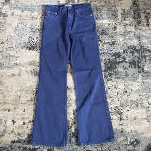 Zara blue flared jeans